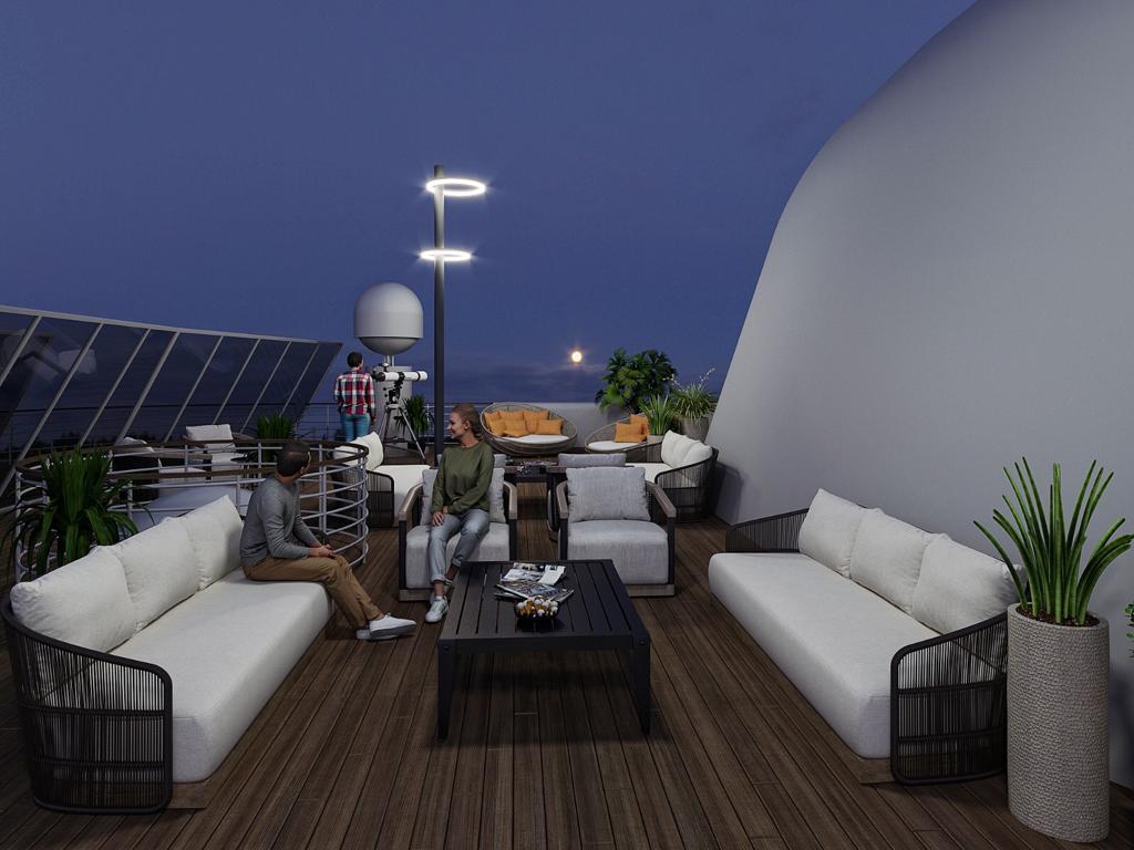 Observation Lounge sofas